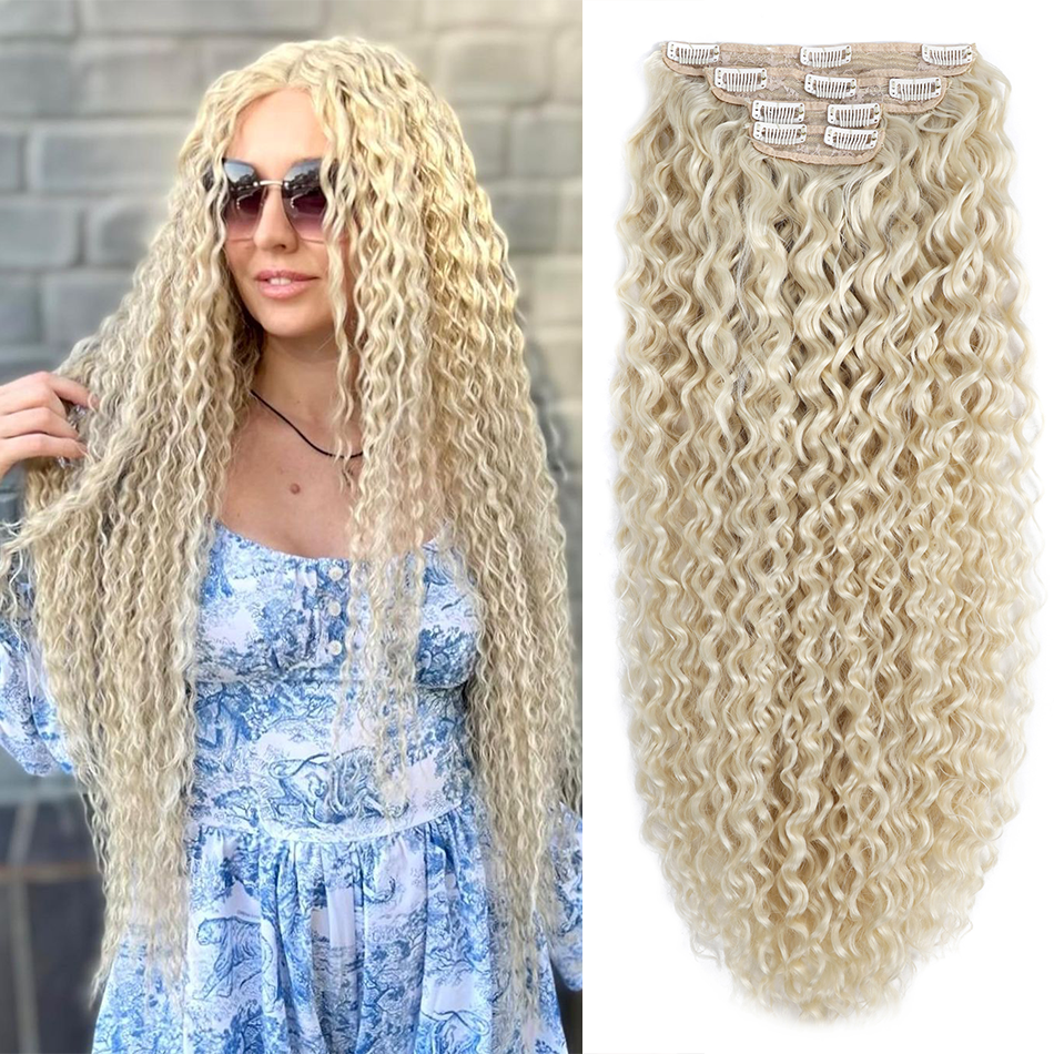 Streetwear Brand Accessories - Synthetic Water Wave Clip in Hair