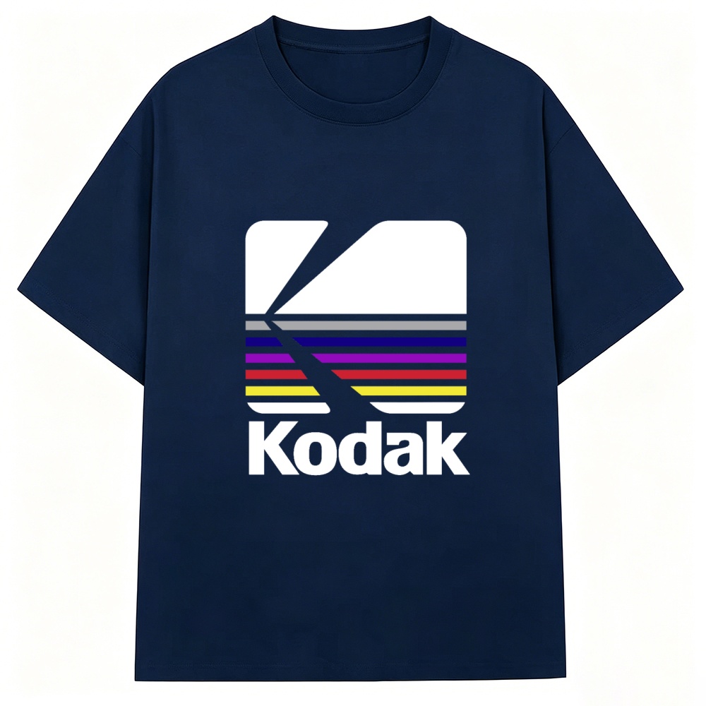 Streetwear Brand Logos - 2026 Kodak Retro Colorful Stripe K