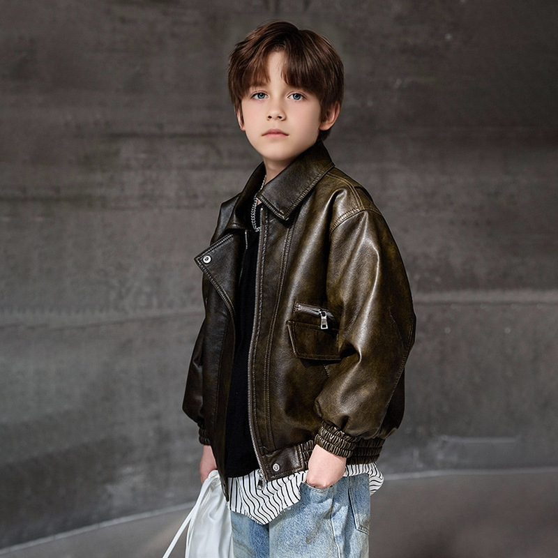 Boys Dark Green Waterproof Win - Streetwear Brand Logos บทวิจารณ์และราคา