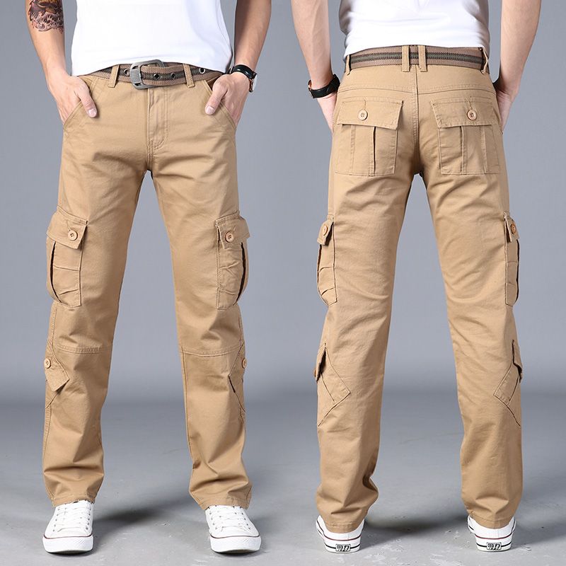 Summer New Solid Color Casual  - Corteiz Cargo Pant บทวิจารณ์และราคา