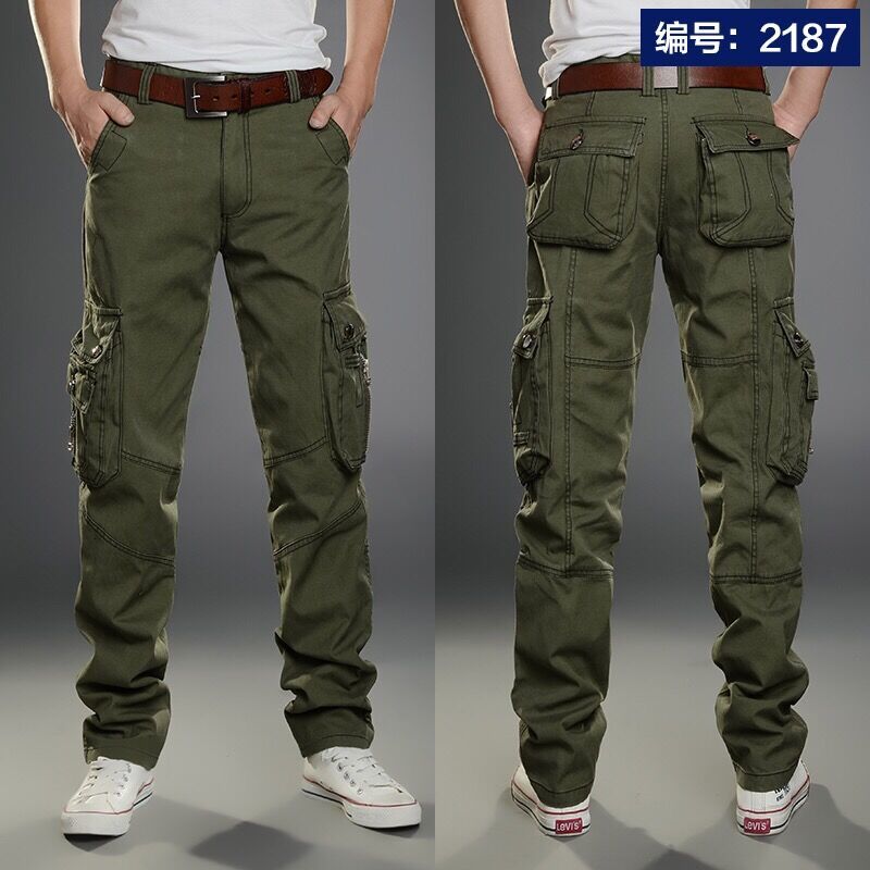 Summer New Solid Color Casual  - Corteiz Cargo Pant บทวิจารณ์และราคา