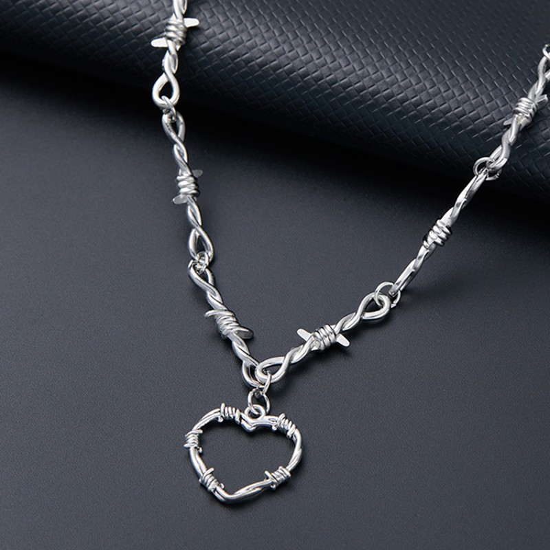 Hip Hop Punk Style Heart-shape - Streetwear Brand Accessories บทวิจารณ์และราคา