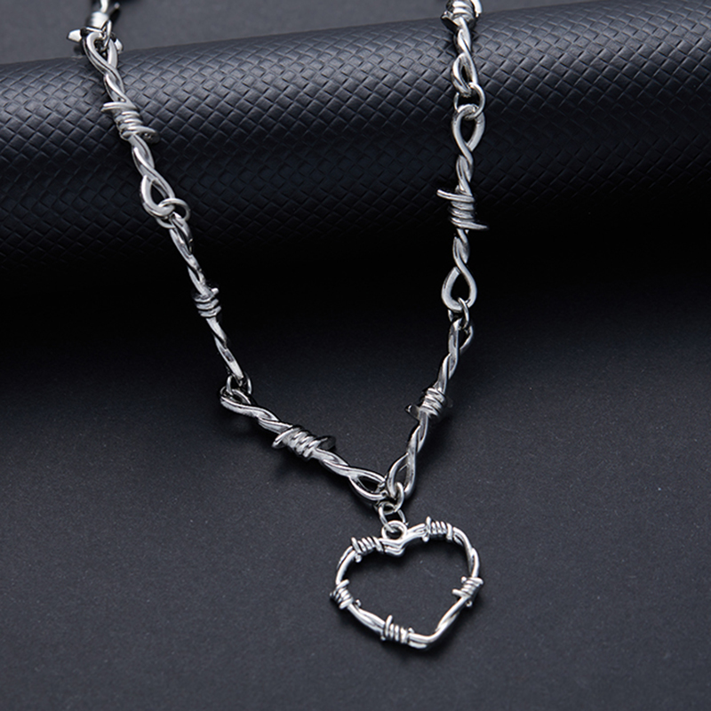 Hip Hop Punk Style Heart-shape - Streetwear Brand Accessories บทวิจารณ์และราคา