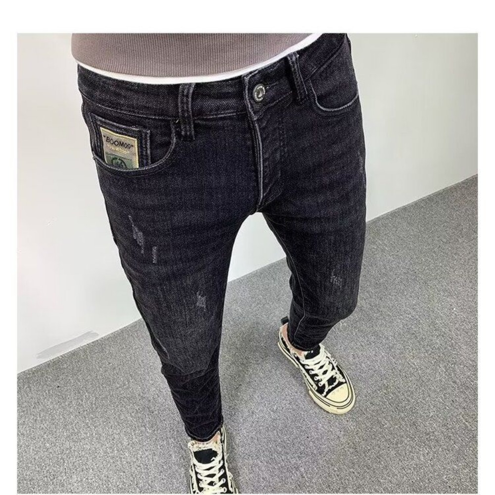 New Fashion Spring Autumn Men' - Streetwear Brand Jeans บทวิจารณ์และราคา