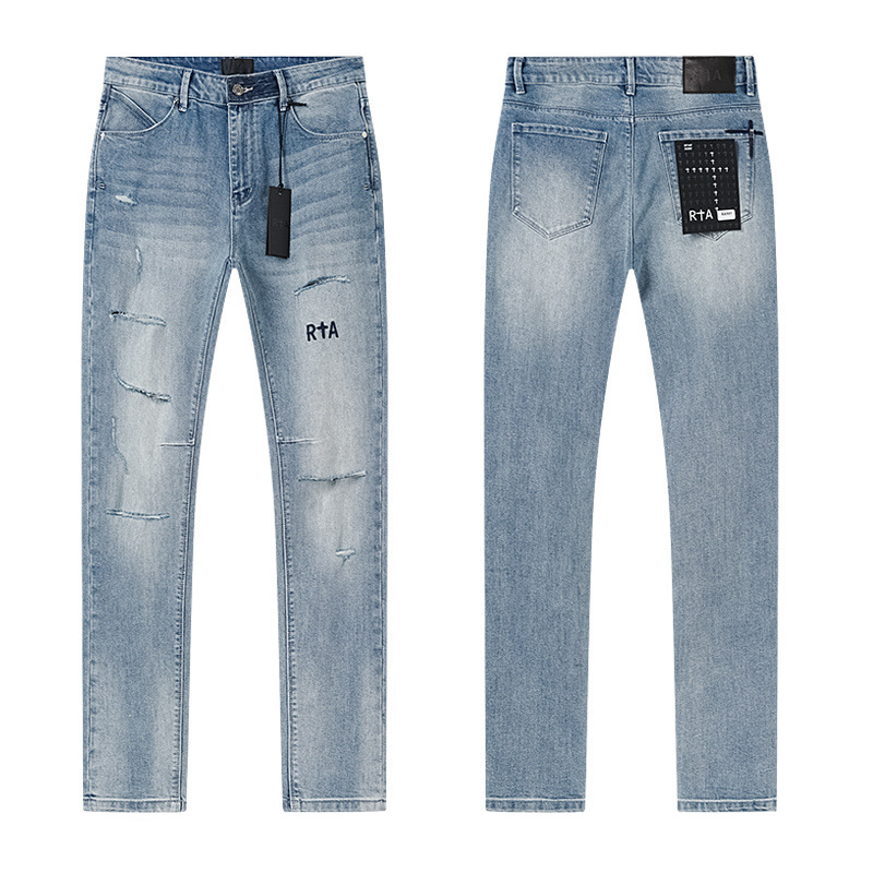 RTA Brand Men's Slim Fit Paint - Streetwear Brand Jeans บทวิจารณ์และราคา