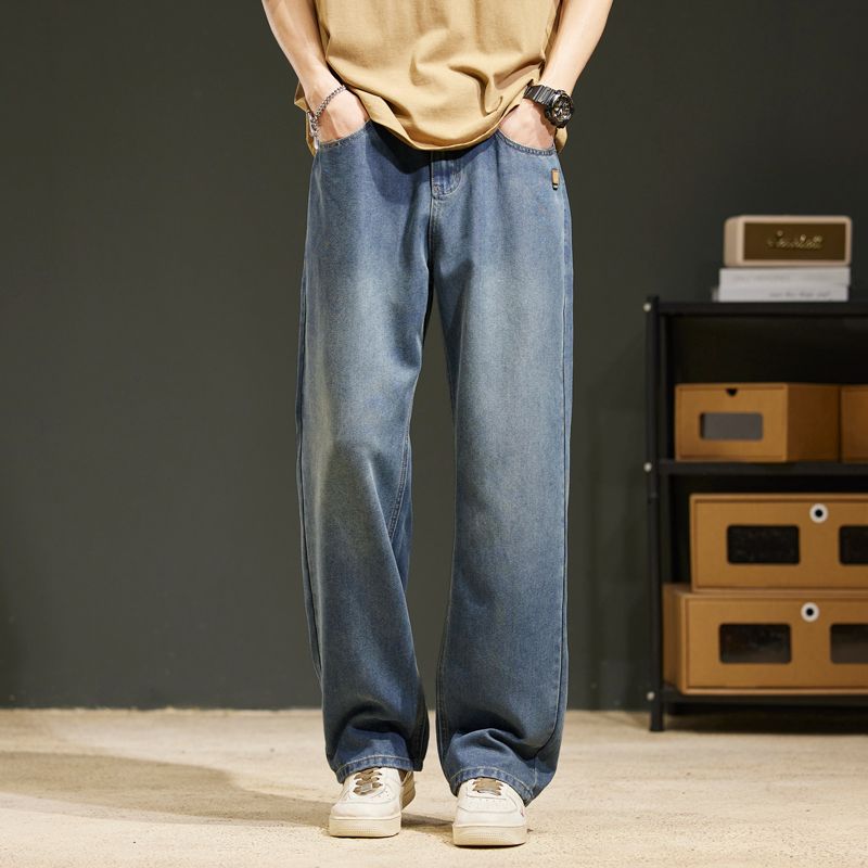 2025 New Summer Thin Men's Vin - Streetwear Brand Jeans บทวิจารณ์และราคา