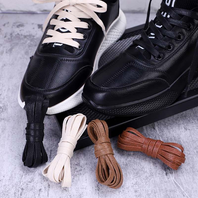 1Pair Waxed Cotton Shoelaces F - Travis Scott Lace บทวิจารณ์และราคา