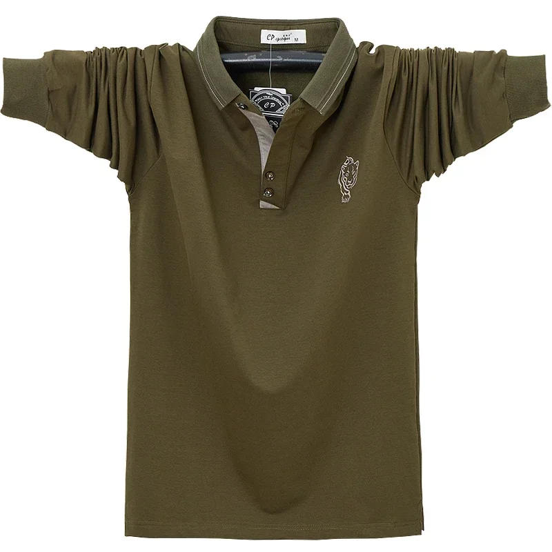 Spring Men Polo Shirts Cotton  - Streetwear Brand China บทวิจารณ์และราคา