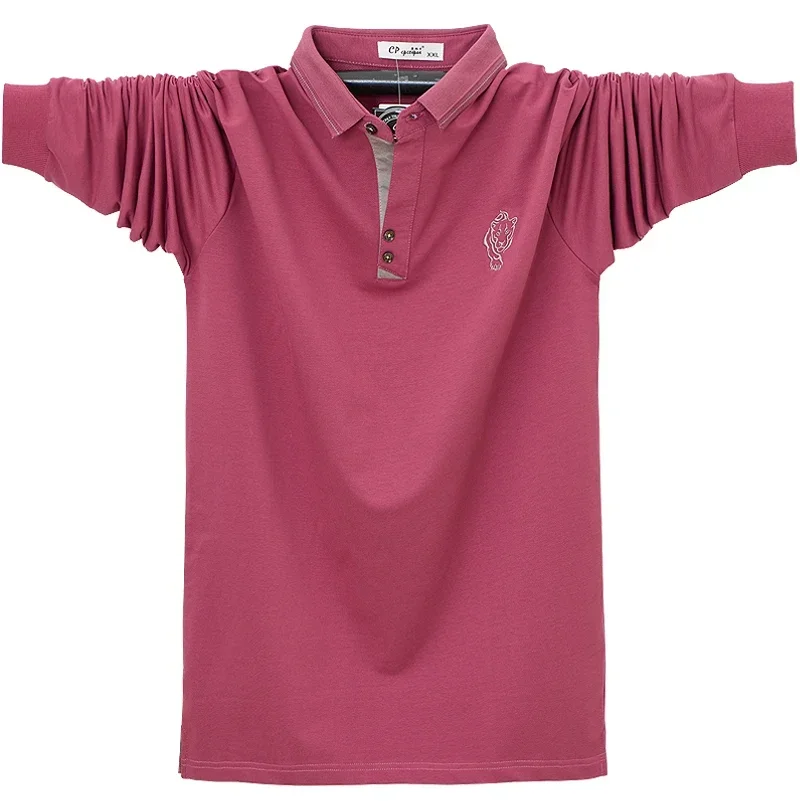 Spring Men Polo Shirts Cotton  - Streetwear Brand China บทวิจารณ์และราคา