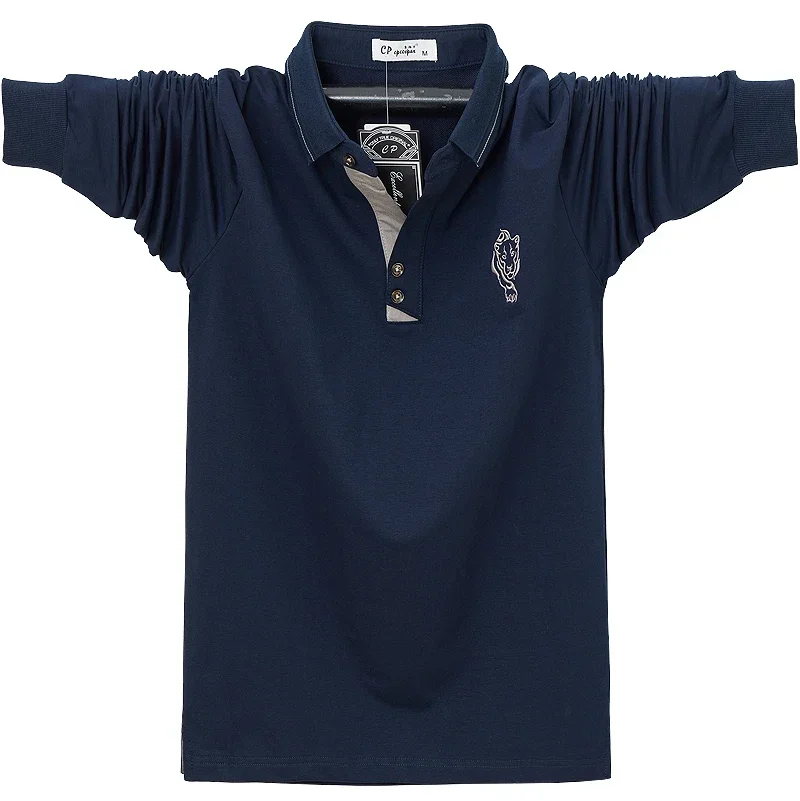 Spring Men Polo Shirts Cotton  - Streetwear Brand China บทวิจารณ์และราคา