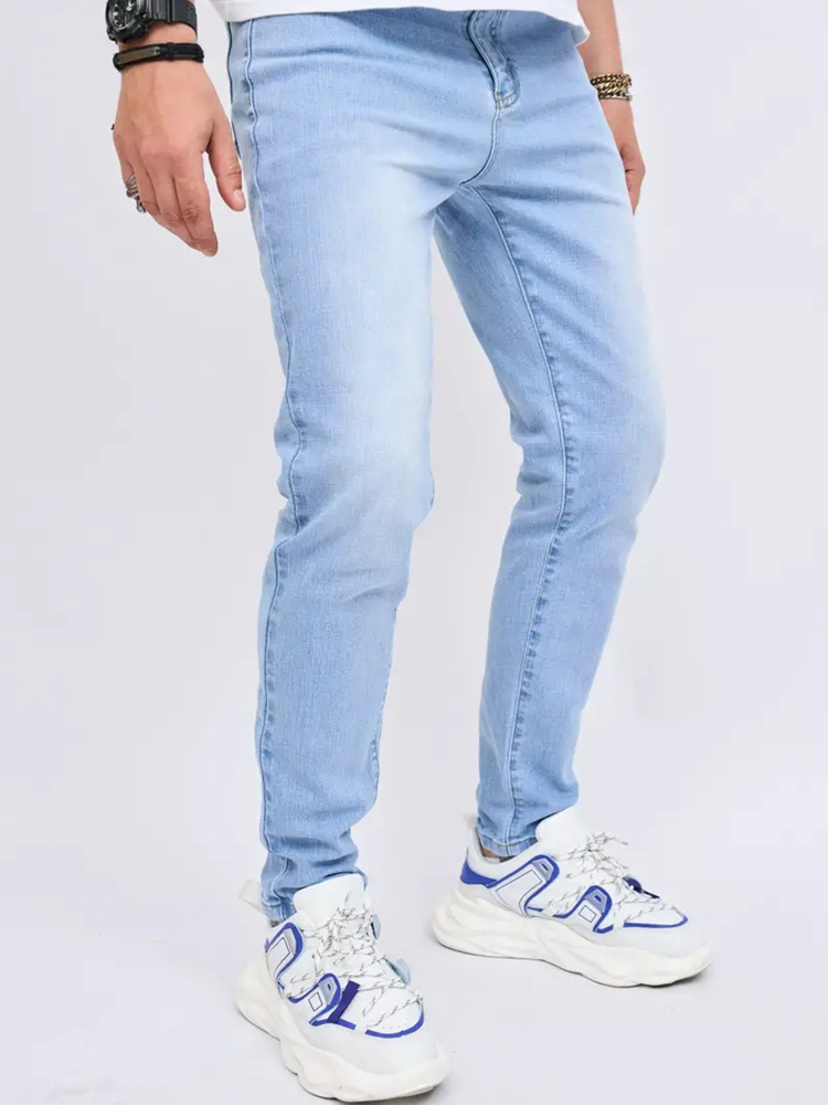 Classic Design Men's Jeans Lig - Streetwear Brand Jeans บทวิจารณ์และราคา