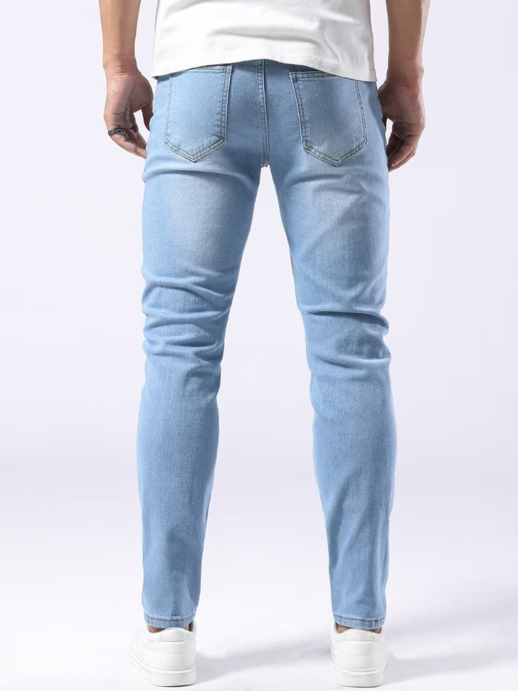 Classic Design Men's Jeans Lig - Streetwear Brand Jeans บทวิจารณ์และราคา