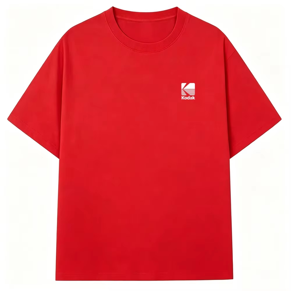 26 Summer Kodak Mini K Logo T- - Streetwear Brand Red Logo บทวิจารณ์และราคา