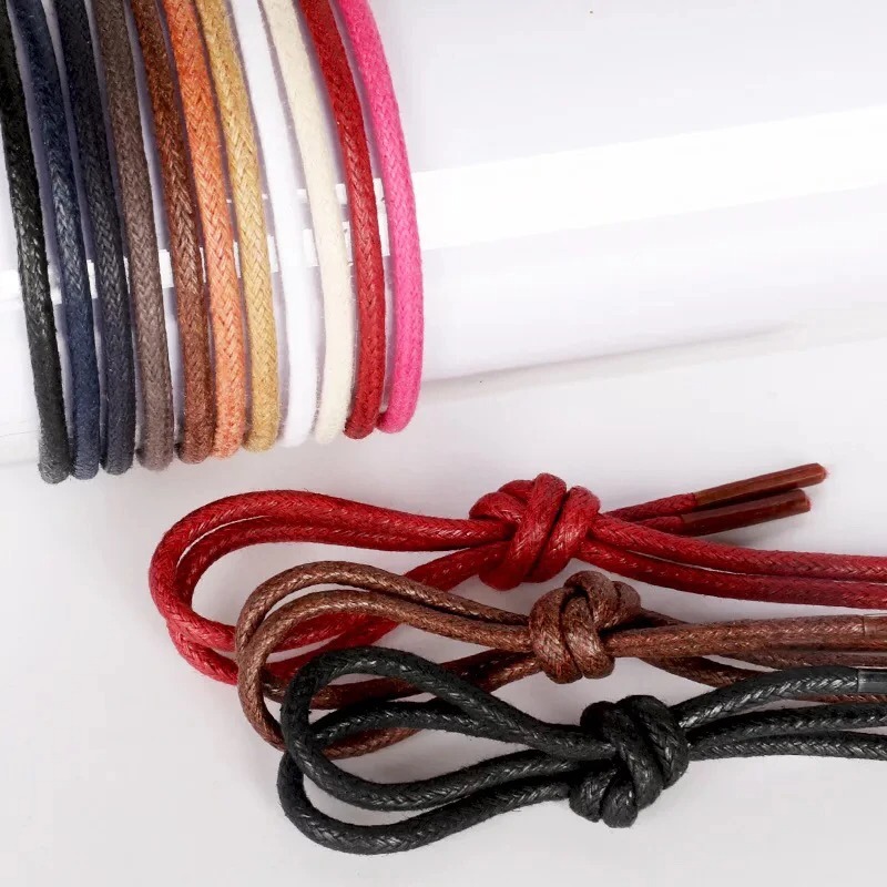 Wax Round Shoelaces for Boots  - Travis Scott Lace บทวิจารณ์และราคา