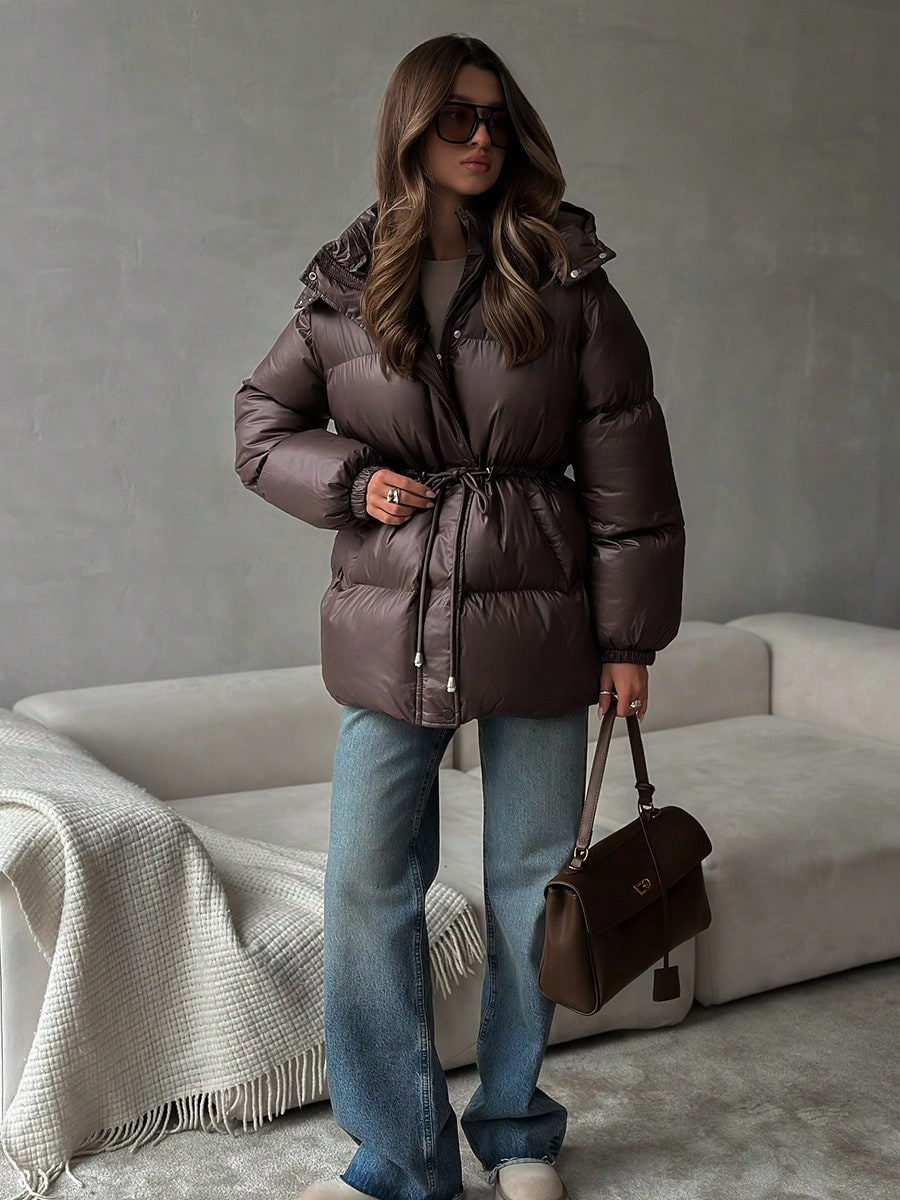 Women's Winter down jacket pad - Streetwear Brand China บทวิจารณ์และราคา