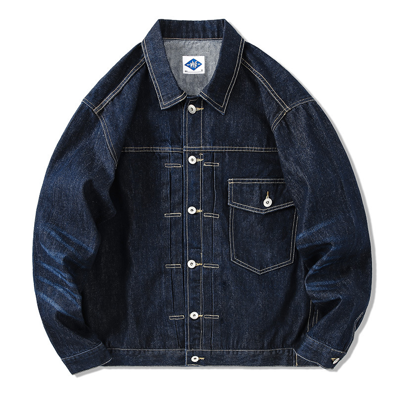 Tide Brand Dark Blue Denim Jac - Streetwear Brand Jeans บทวิจารณ์และราคา