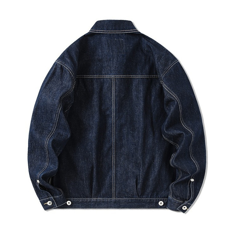Tide Brand Dark Blue Denim Jac - Streetwear Brand Jeans บทวิจารณ์และราคา