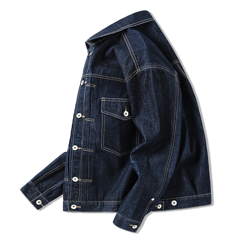 Tide Brand Dark Blue Denim Jac - Streetwear Brand Jeans บทวิจารณ์และราคา