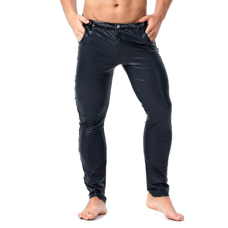 S-XXL Brand Men Leather Rivet  - Streetwear Brand China บทวิจารณ์และราคา