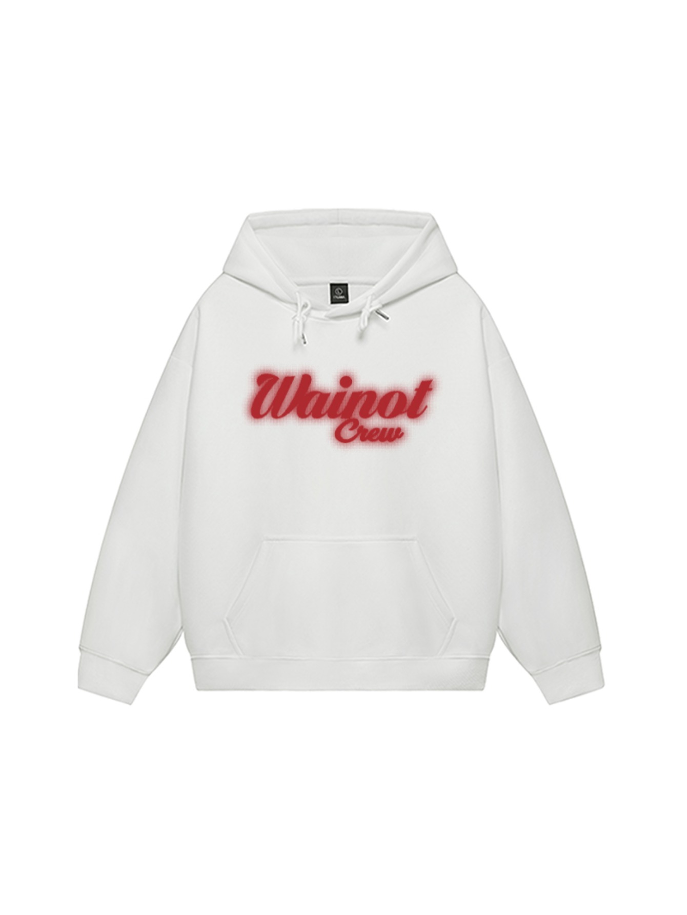 Men'S White Hooded Sweatshirt  - Streetwear Brand Red Logo บทวิจารณ์และราคา