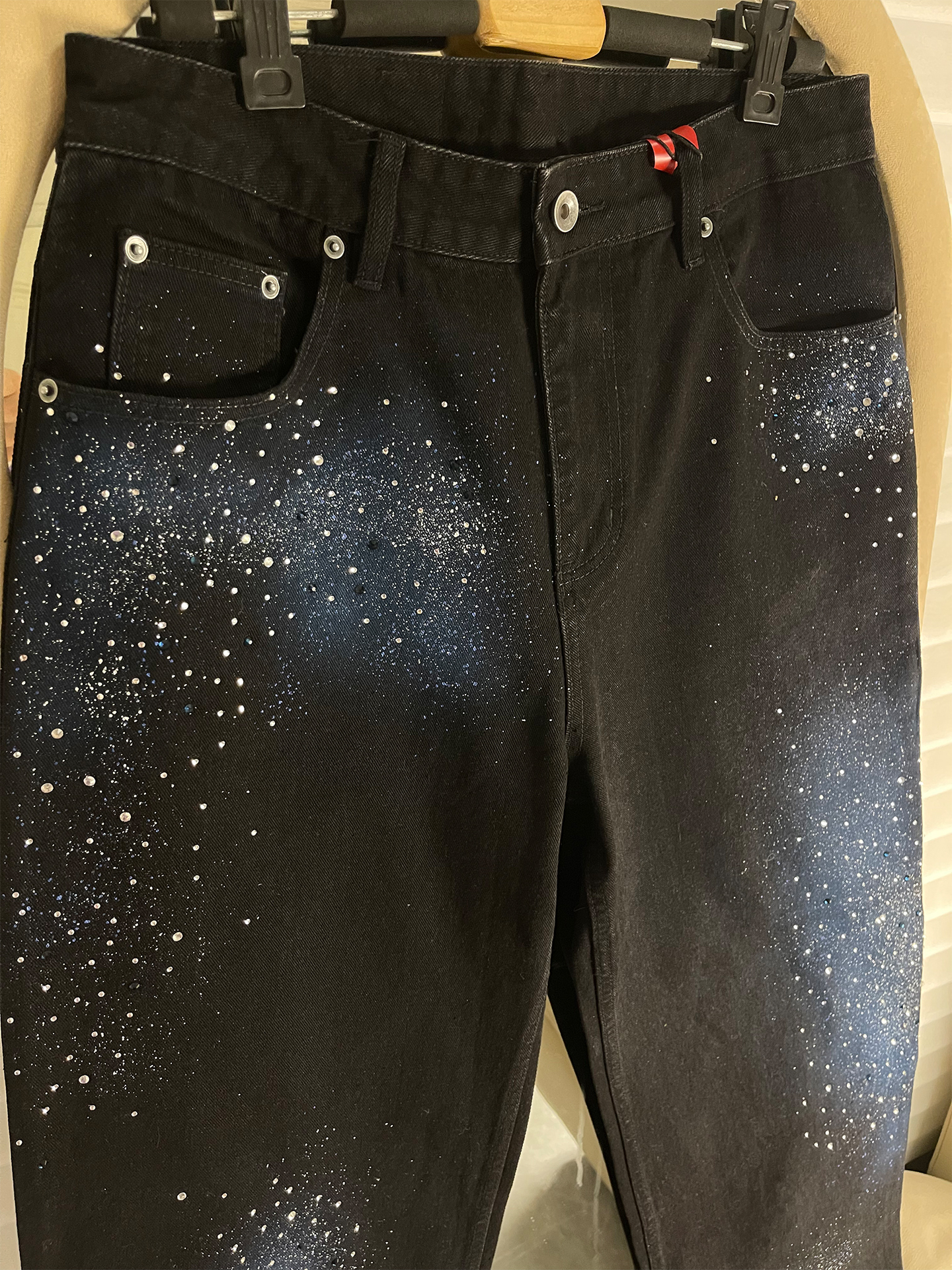 Parisian Style Glitter Denim J - Streetwear Brand Jeans บทวิจารณ์และราคา