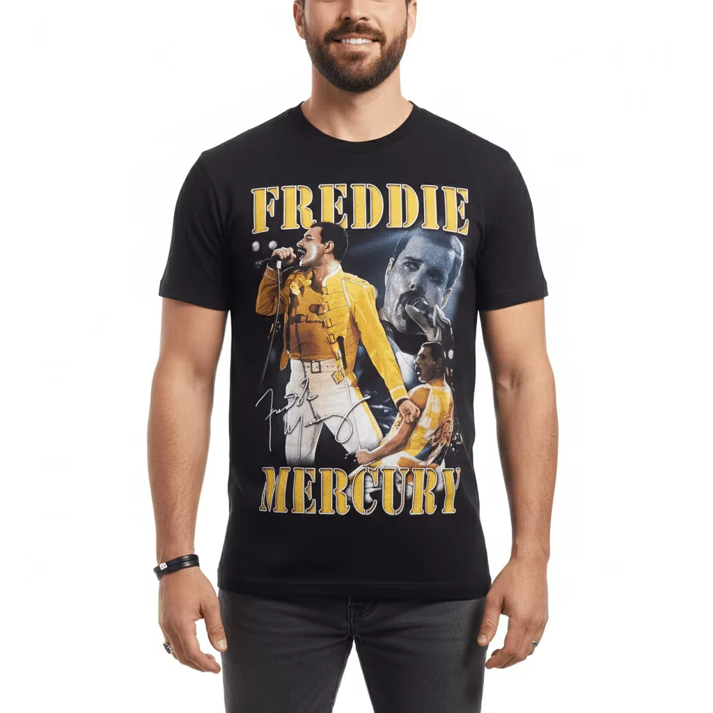 Freddie Mercury Iconic Yellow  - Streetwear Brand Accessories บทวิจารณ์และราคา