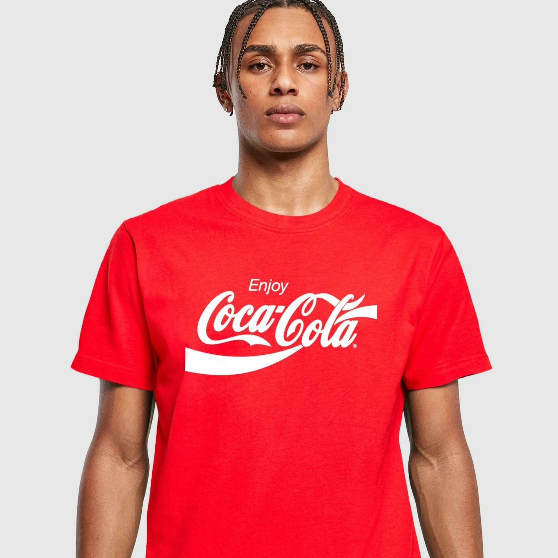 Red Cola Classic Logo Brand T- - Streetwear Brand Red Logo บทวิจารณ์และราคา