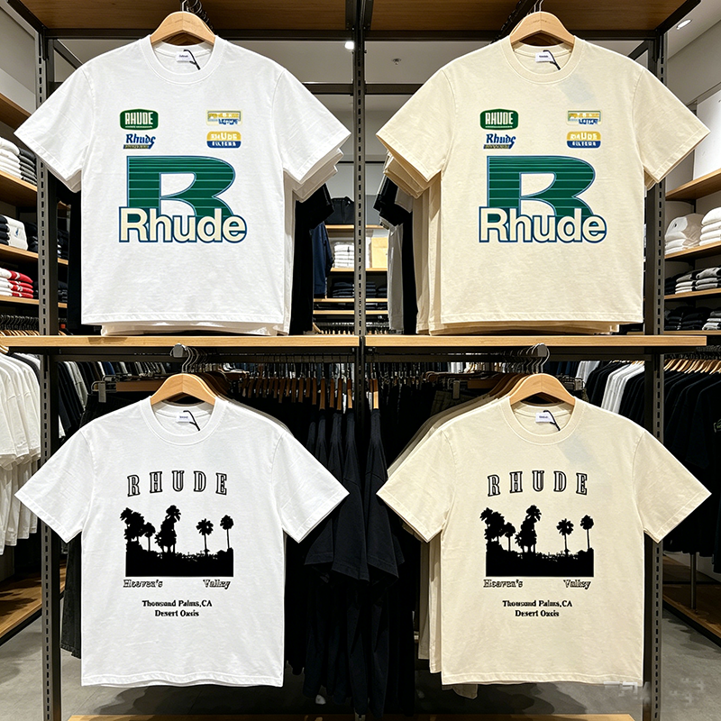 Streetwear Brand Rhude T-shirt - Streetwear Brand Logos บทวิจารณ์และราคา