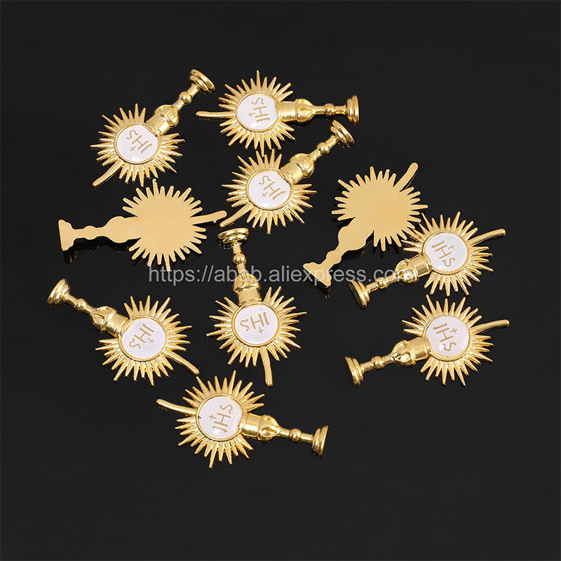 10 Pieces / Religious Gilded J - Streetwear Brand Accessories บทวิจารณ์และราคา