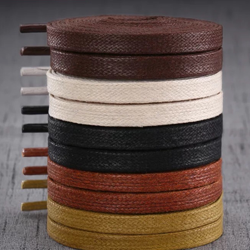 1Pair NEW Waxed Flat Shoelaces - Travis Scott Lace บทวิจารณ์และราคา