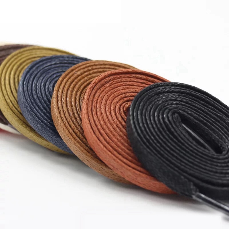1Pair NEW Waxed Flat Shoelaces - Travis Scott Lace บทวิจารณ์และราคา