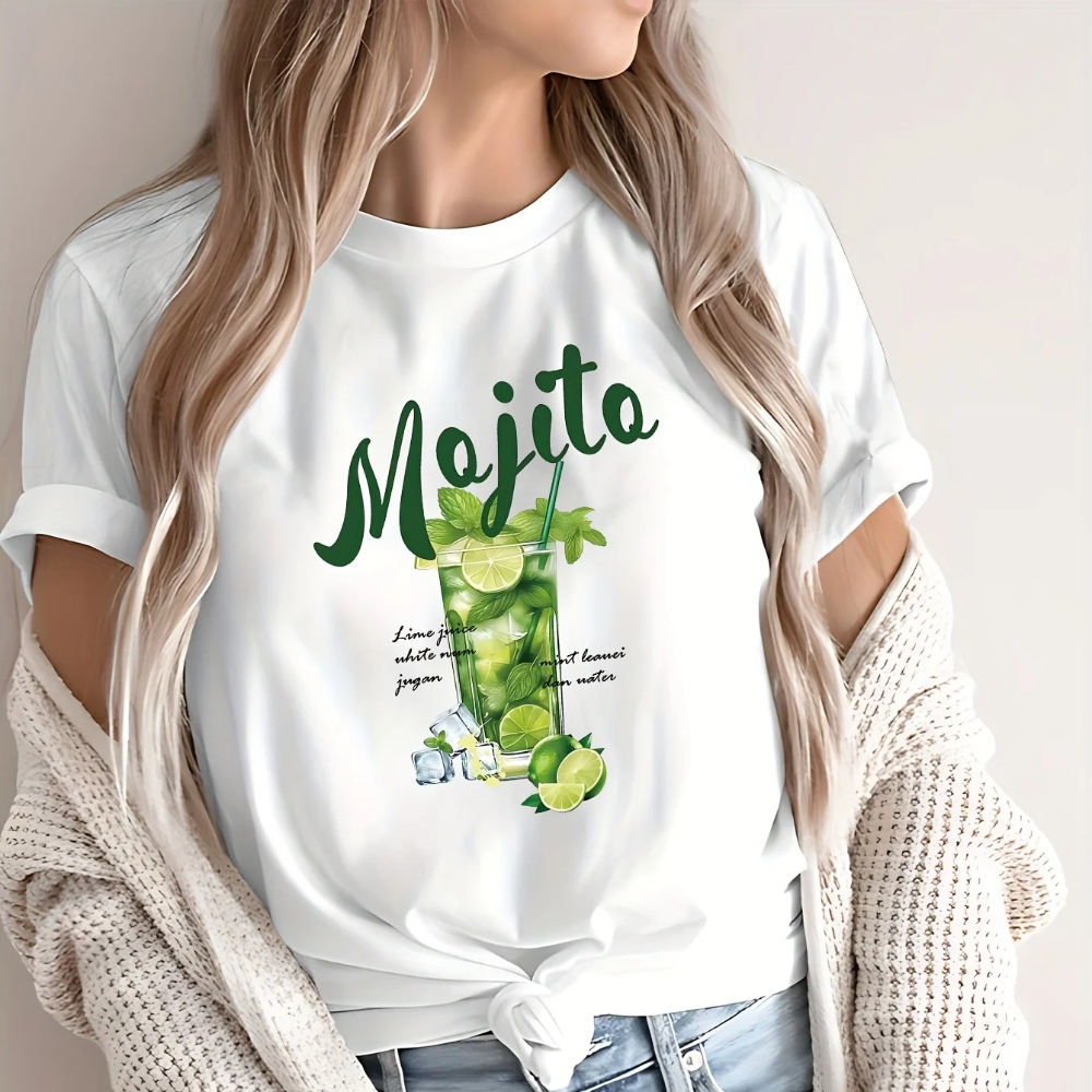 Mojito Cocktail Beverage Graph - Streetwear Brand Drops บทวิจารณ์และราคา