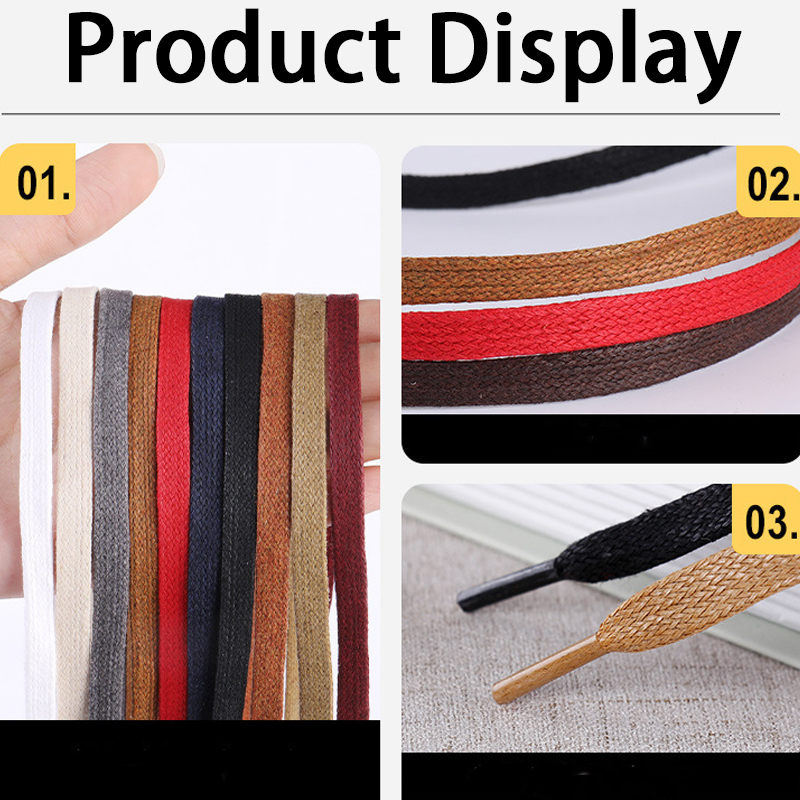 0.6cm wide Waxed Shoelaces Fla - Travis Scott Lace บทวิจารณ์และราคา