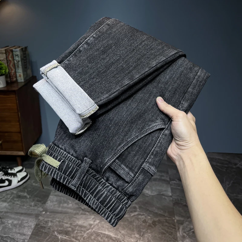 Brand Men's New Autumn Jeans B - Streetwear Brand Jeans บทวิจารณ์และราคา