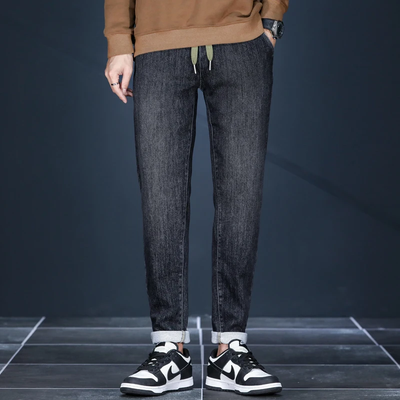 Brand Men's New Autumn Jeans B - Streetwear Brand Jeans บทวิจารณ์และราคา