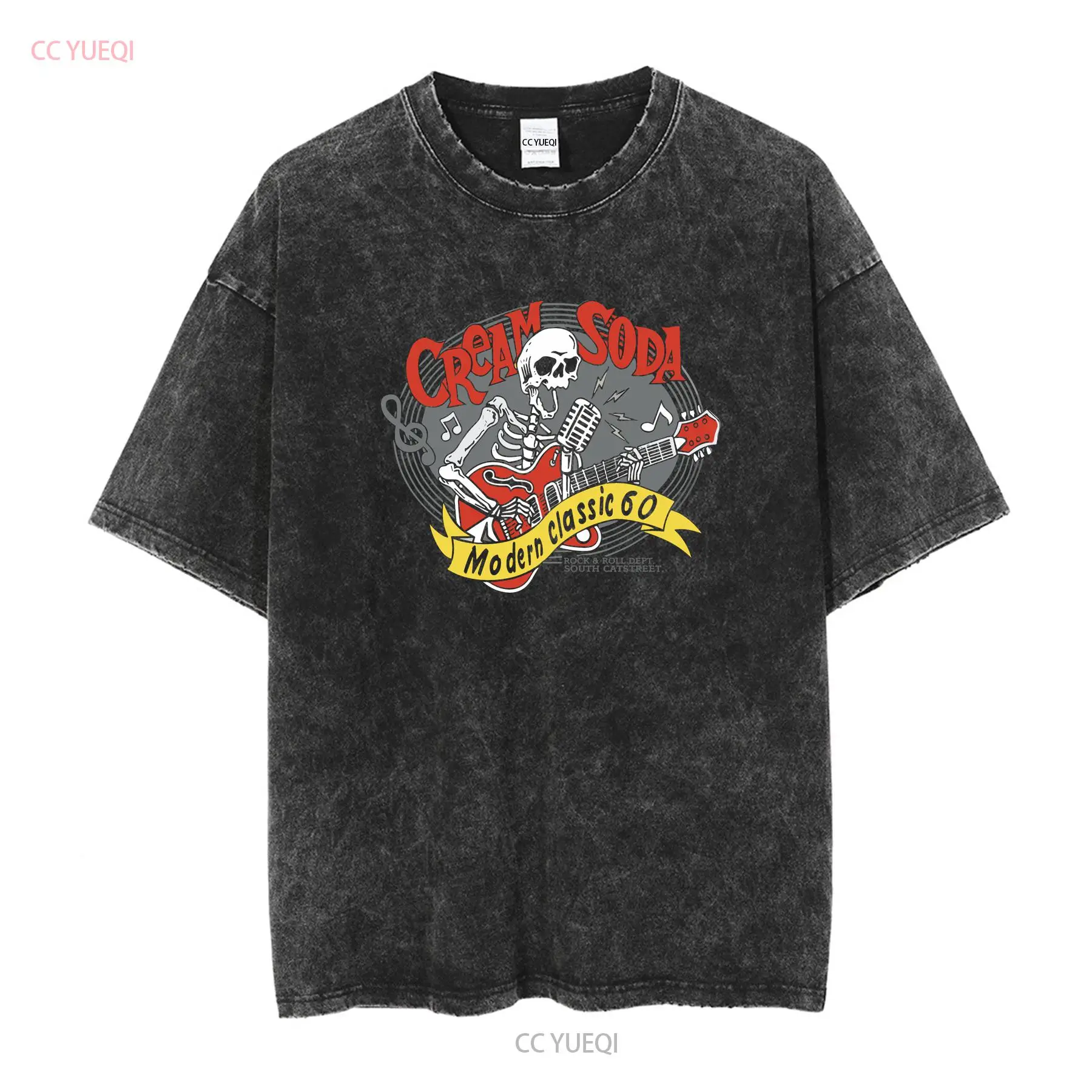 Cream Soda Rock Roll T shirt J - Streetwear Brand China บทวิจารณ์และราคา