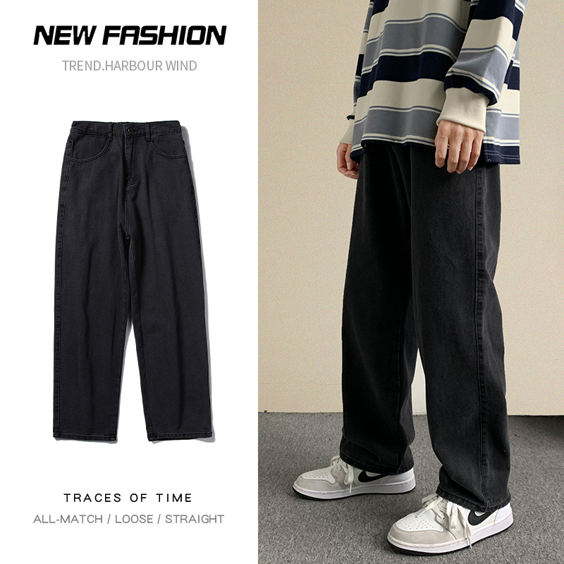 New Streetwear Baggy Jeans Men - Streetwear Brand Jeans บทวิจารณ์และราคา