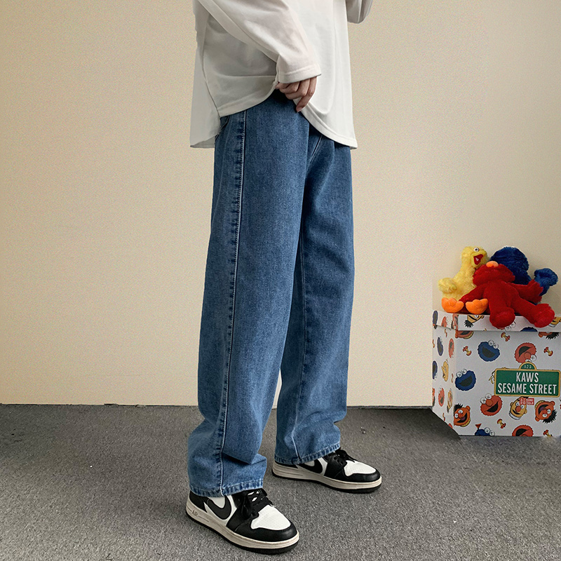 New Streetwear Baggy Jeans Men - Streetwear Brand Jeans บทวิจารณ์และราคา