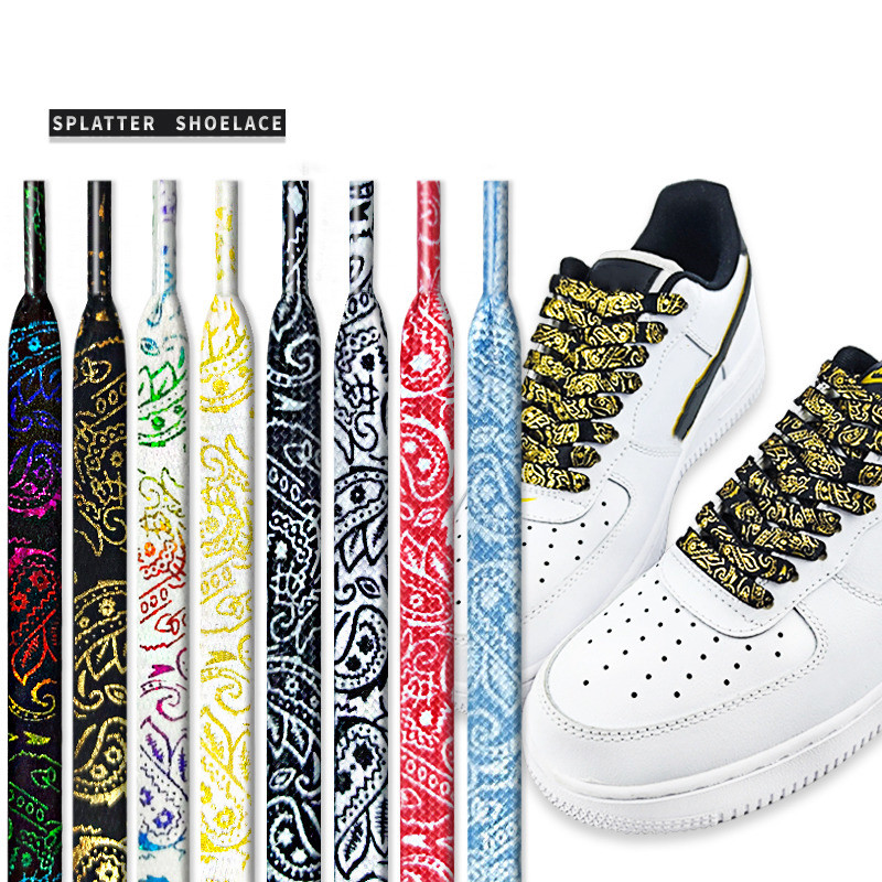 NEW 1Pair Gilding Flat Shoelac - Travis Scott Lace บทวิจารณ์และราคา
