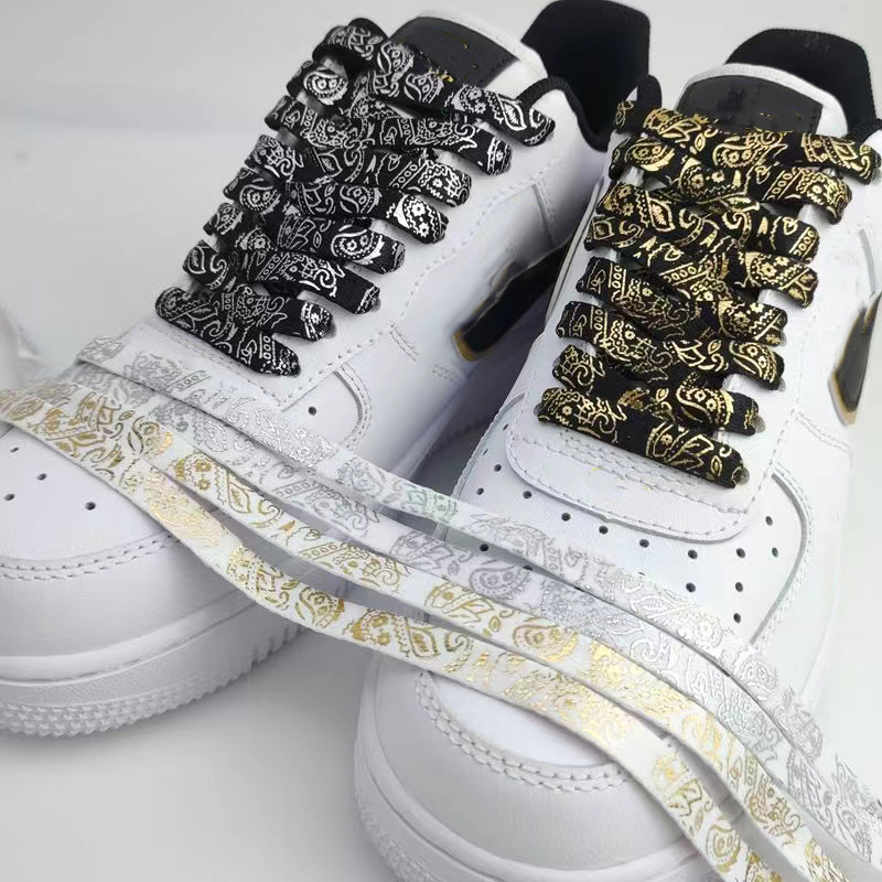 NEW 1Pair Gilding Flat Shoelac - Travis Scott Lace บทวิจารณ์และราคา